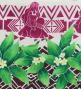 Hula Shantung Pa'u Skirt with Hula girl Print / Luxury Collection / Beige / J3040be