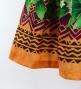 Hula Shantung Pa'u Skirt with Hula girl Print / Luxury Collection / Orange / J3040or