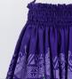 Hula Shantung Pa'u Skirt with Hula girl Print / Luxury Collection / Purple / J3040pu