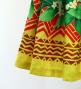 Hula Shantung Pa'u Skirt with Hula girl Print / Luxury Collection / Yellow / J3040ye