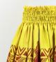 Hula Shantung Pa'u Skirt with Hula girl Print / Luxury Collection / Yellow / J3040ye