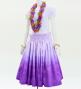 Hula Shantung Pa'u Skirt with Gradation Print / Luxury Collection / J3041-1
