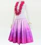 Hula Shantung Pa'u Skirt with Gradation Print / Luxury Collection / J3041-2