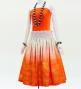 Hula Shantung Pa'u Skirt with Gradation Print / Luxury Collection / J3041-3