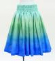 Hula Shantung Pa'u Skirt with Gradation Print / Luxury Collection / J3041-4