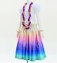 Hula Shantung Pa'u Skirt with Gradation Print / Luxury Collection / J3041-7
