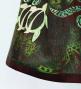 Hula Shantung Pa'u Skirt with Kahiko&Honu Print / Luxury Collection / Brown / J3042br