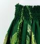 Hula Shantung Pa'u Skirt with Kahiko&Honu Print / Luxury Collection / Green / J3042gr
