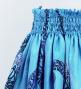 Hula Shantung Pa'u Skirt with Kahiko&Honu Print / Luxury Collection / Light Blue / J3042lbl