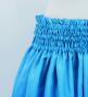 Hula Shantung Pa'u Skirt with Lehua Print / Luxury Collection / Blue / J3043bl