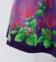 Hula Shantung Pa'u Skirt with Lehua Print / Luxury Collection / Purple / J3043pu