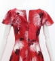 Hula Long Dress with Lehua Print / Luxury Collection / Red/ J3044rd