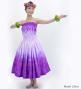 Hula Shantung Tube Top & Pa'u Set-Up with Gradation Print / Luxury Collection / J3046-1