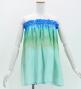 Hula Shantung Tube Top & Pa'u Set-Up with Gradation Print / Luxury Collection / J3046-4