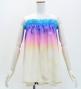 Hula Shantung Tube Top & Pa'u Set-Up with Gradation Print / Luxury Collection / J3046-7
