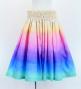 Hula Shantung Tube Top & Pa'u Set-Up with Gradation Print / Luxury Collection / J3046-7