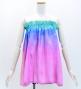 Hula Shantung Tube Top & Pa'u Set-Up with Gradation Print / Luxury Collection / J3046-8