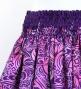 Hula Shantung Pa'u Skirt with Kahiko Print / Luxury Collection / Purple / J3058pu