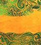 Hula Shantung Pa'u Skirt with Kahiko Print / Luxury Collection / Yellow / J3058ye