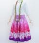Hula Shantung Pa'u Skirt with Lokelani Print / Luxury Collection / J3061-1
