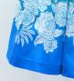 Hula Shantung Pa'u Skirt with Lokelani Print / Luxury Collection / J3061-6