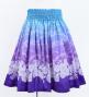 Hula Shantung Pa'u Skirt with Lokelani Print / Luxury Collection / J3061-8