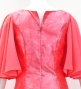 Hula Long Dress with Hibiscus Print / Luxury Collection / Salmon Pink / J3062spi