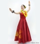Hula Long Velvet & Shantung Dress with Lehua Print / Luxury Collection / J3080rd