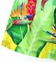 Hula Shantung Pa'u Skirt with Red Ginger & Strelitzia Print / Luxury Collection / J3086-2