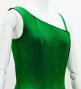 Hula One Shoulder Dress with Ti Leaf/ Luxury Collection / Dark Green / J3088dgr