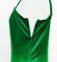 Hula One Shoulder Dress with Ti Leaf/ Luxury Collection / Dark Green / J3088dgr