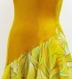 Hula One Shoulder Dress with Ti Leaf/ Luxury Collection / Lemon Yellow / J3088lm