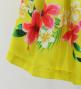Hula Shantung Tube Top & Pa'u Set-Up with Hibiscus & Plumeria Print / Luxury Collection / J3090ye