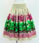 Hula Blouse & Pa'u Set-Up with Hula girl Print / Luxury Collection / J3091be