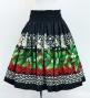 Hula Blouse & Pa'u Set-Up with Hula girl Print / Luxury Collection / J3091bk