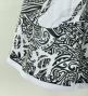 Hula Blouse & Pa'u Set-Up with Kahiko & Honu Print / Luxury Collection / J3092wh