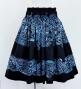 Hula Blouse & Pa'u Set-Up with Kahiko Print / Luxury Collection / J3094bk