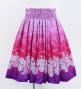 Hula Blouse & Pa'u Set-Up with Lokelani Print / Luxury Collection / J3095-1