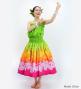 Hula Blouse & Pa'u Set-Up with Lokelani Print / Luxury Collection /J3095-4