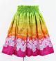Hula Blouse & Pa'u Set-Up with Lokelani Print / Luxury Collection /J3095-4
