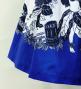 Hula Blouse & Pa'u Set-Up with Red Ginger & Strelitzia Print / Luxury Collection / J3096bl