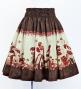 Hula Blouse & Pa'u Set-Up with Red Ginger & Strelitzia Print / Luxury Collection / J3096br