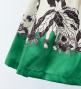 Hula Blouse & Pa'u Set-Up with Red Ginger & Strelitzia Print / Luxury Collection / J3096gr