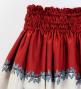 Hula Blouse & Pa'u Set-Up with Red Ginger & Strelitzia Print / Luxury Collection / J3096rd