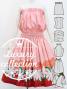 Hula Blouse & Pa'u Set-Up with Tiare & Kahiko Print / Luxury Collection / J3097rd