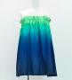 Hula Blouse & Pa'u Set-Up / Luxury Collection / Deep Blue & Light Green / J3098dbllgr