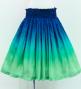 Hula Blouse & Pa'u Set-Up / Luxury Collection / Deep Blue & Light Green / J3098dbllgr