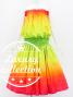 Hula Blouse & Pa'u Set-Up / Luxury Collection / Green & Red / J3098grrd