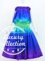 Hula Blouse & Pa'u Set-Up / Luxury Collection / Light Green & Purple / J3098lgrpu