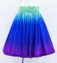 Hula Blouse & Pa'u Set-Up / Luxury Collection / Light Green & Purple / J3098lgrpu